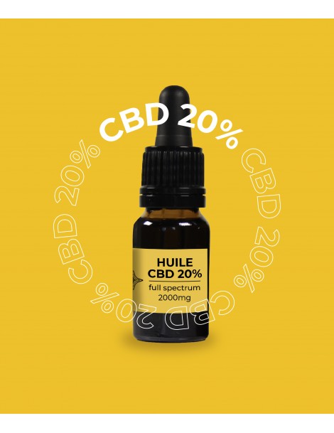 L'huile de CBD 20% Full Spectrum de chez Tata Jeanine