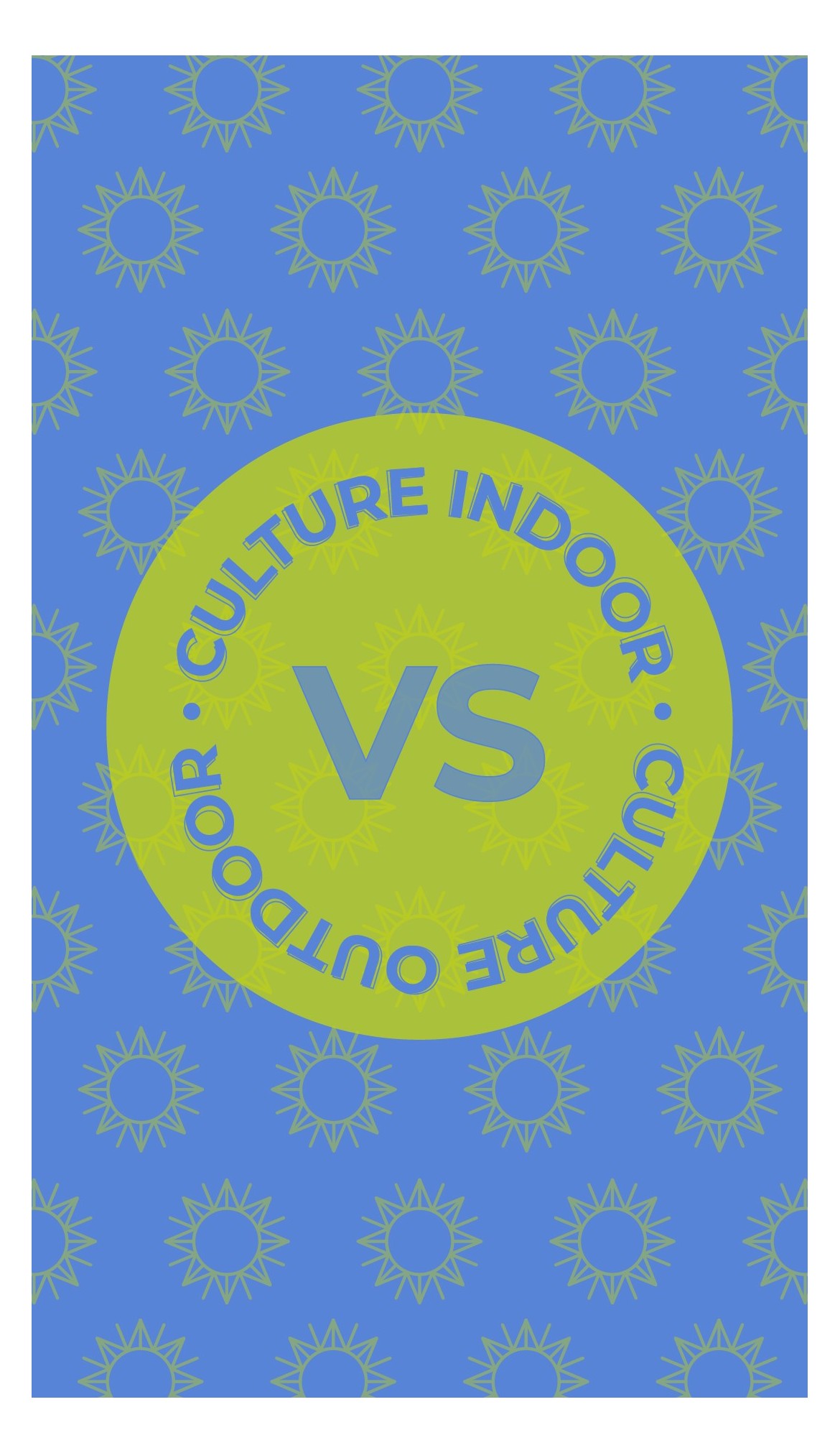 Culture Indoor VS Culture Outdoor